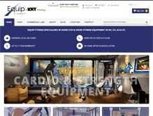Tablet Screenshot of equipfitness.net